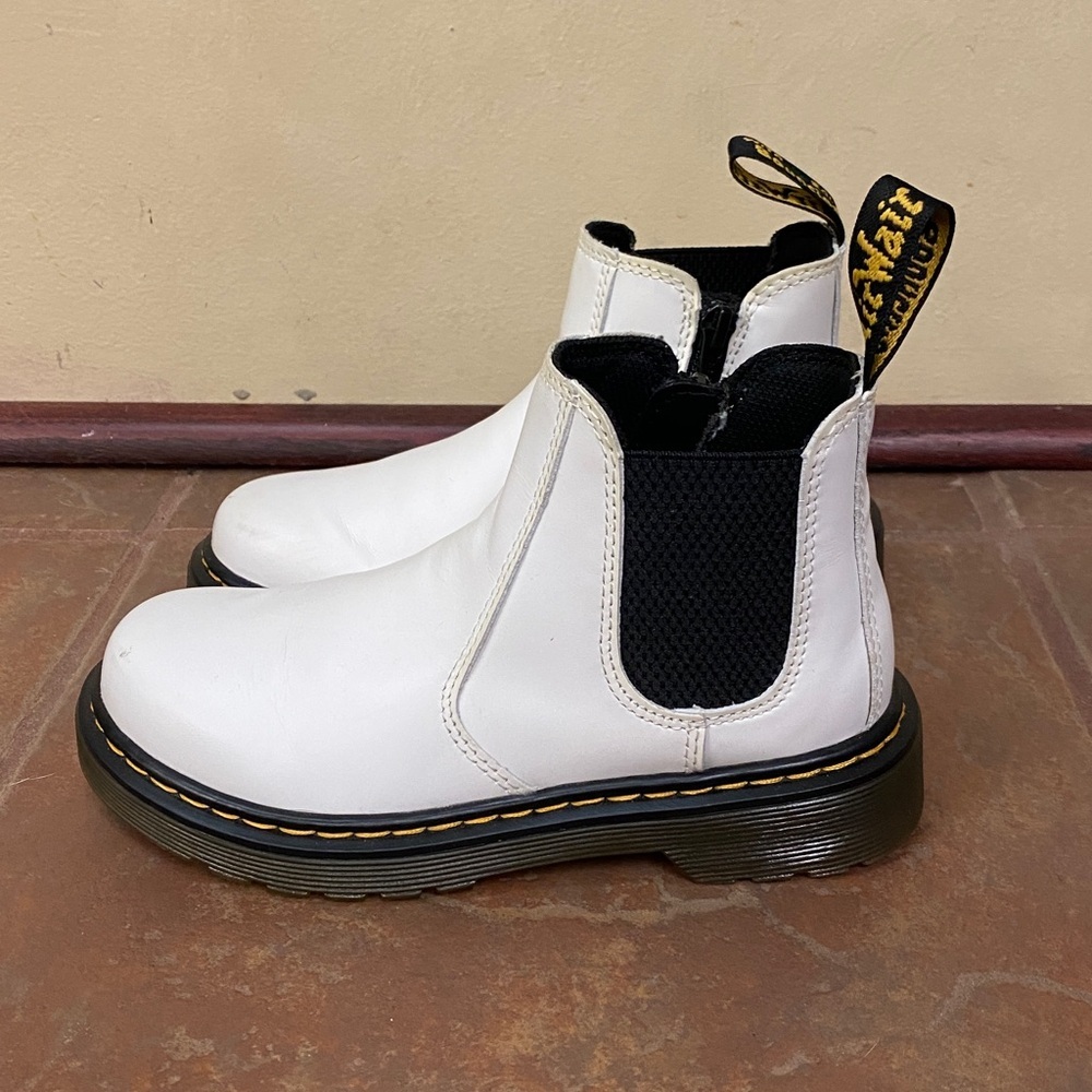 DR MARTENS JUNIOR 2976 LEATHER CHELSEA BOOTS SZ 13 US - Picture 5 of 10